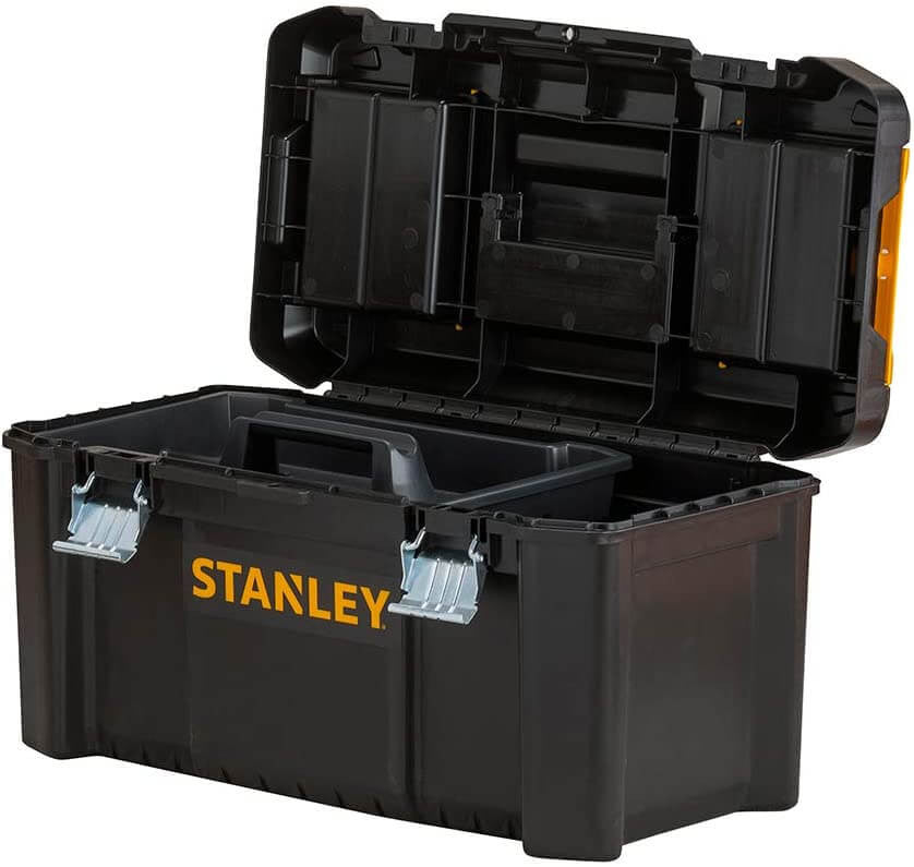 Caja de herramientas de plástico Stanley 19"/48cm con cierre metálico STST1-75521 STANLEY - 3